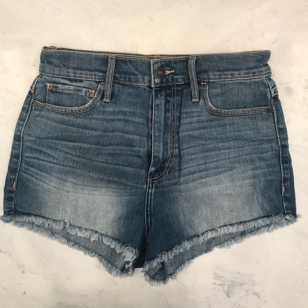 Abercrombie High Waisted Denim Shorts!